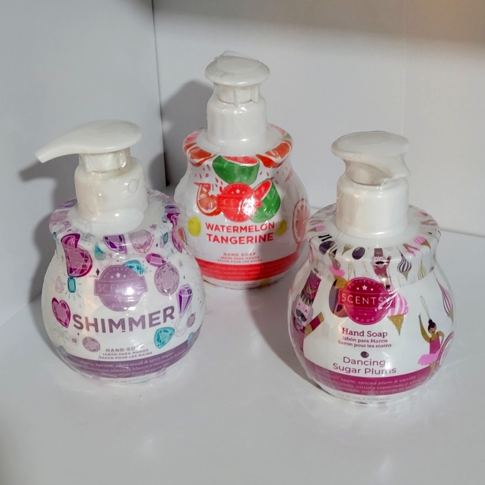 SET of *3* Scentsy Hand Soaps